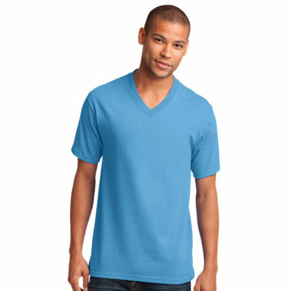 PC54V-Port&Company-v-neck-tee